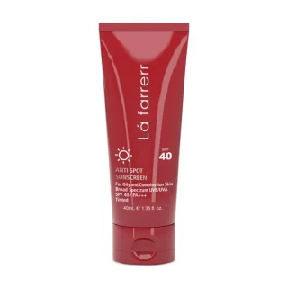 کرم ضدآفتاب رنگی +SPF 40 لافارر (پوست چرب)